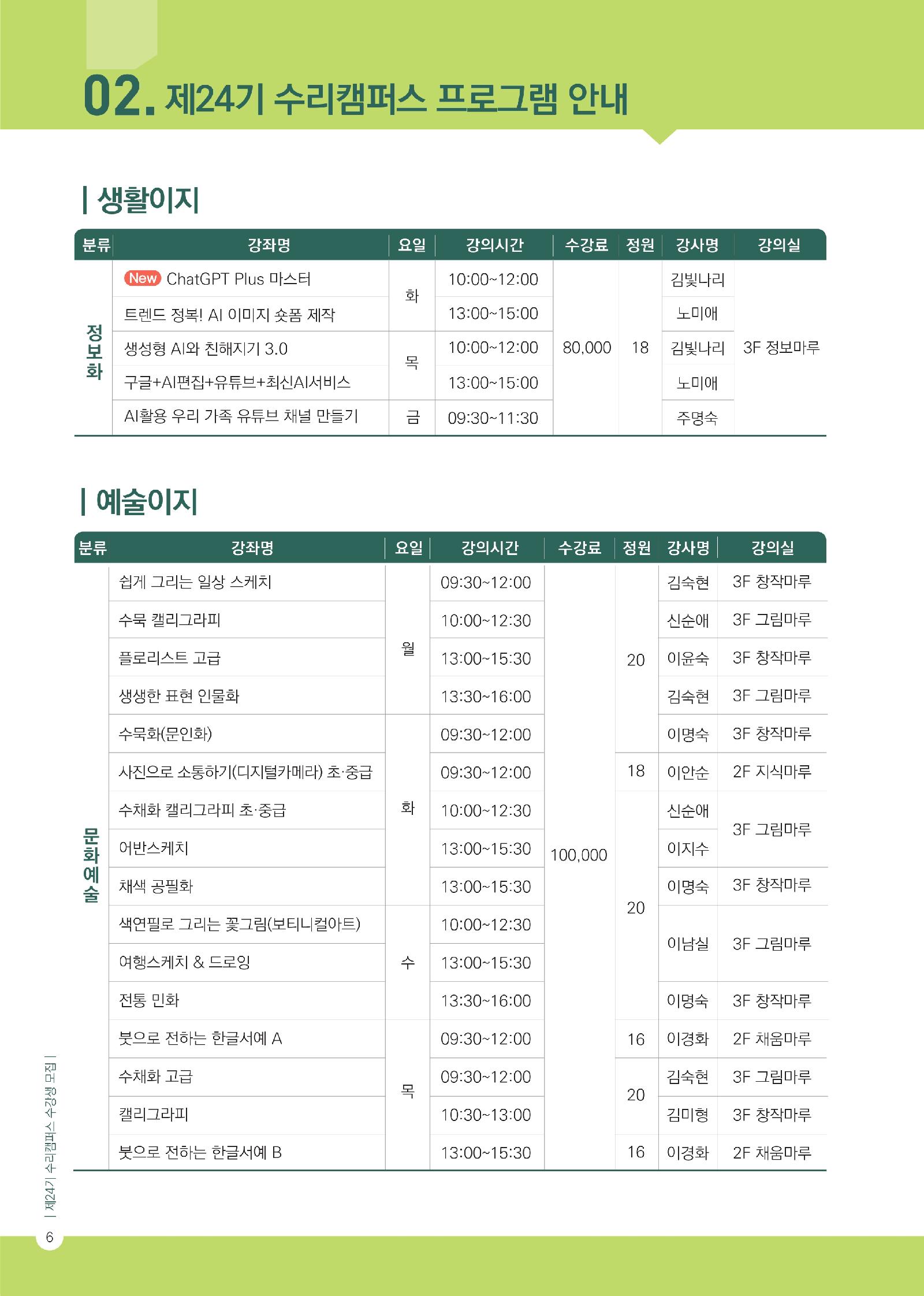 [군포시평생학습마을] 2026년 24기 수리캠퍼스 (5~8월) 수강생 모집